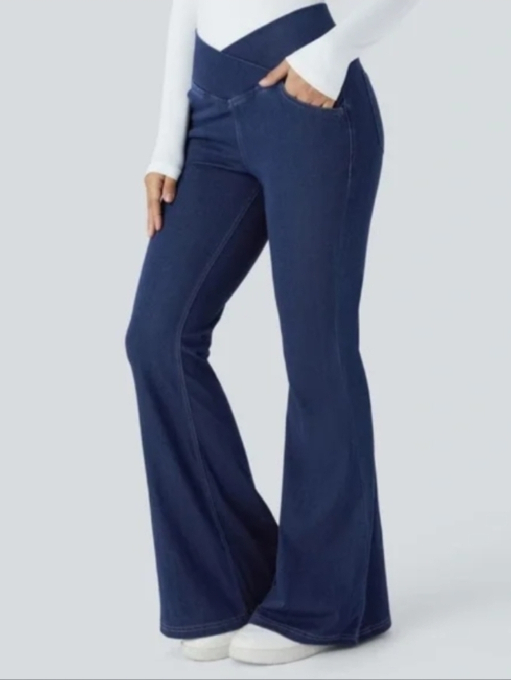 Halara Flex High Waist/crossover Flare Sz XL
